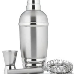 Tuscany Classics Stainless Steel Cocktail Shaker & Strainer Set