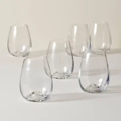Tuscany Classics Stemless Wine Glasses, Set of 6