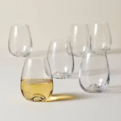 Tuscany Classics Stemless Wine Glasses, Set of 6