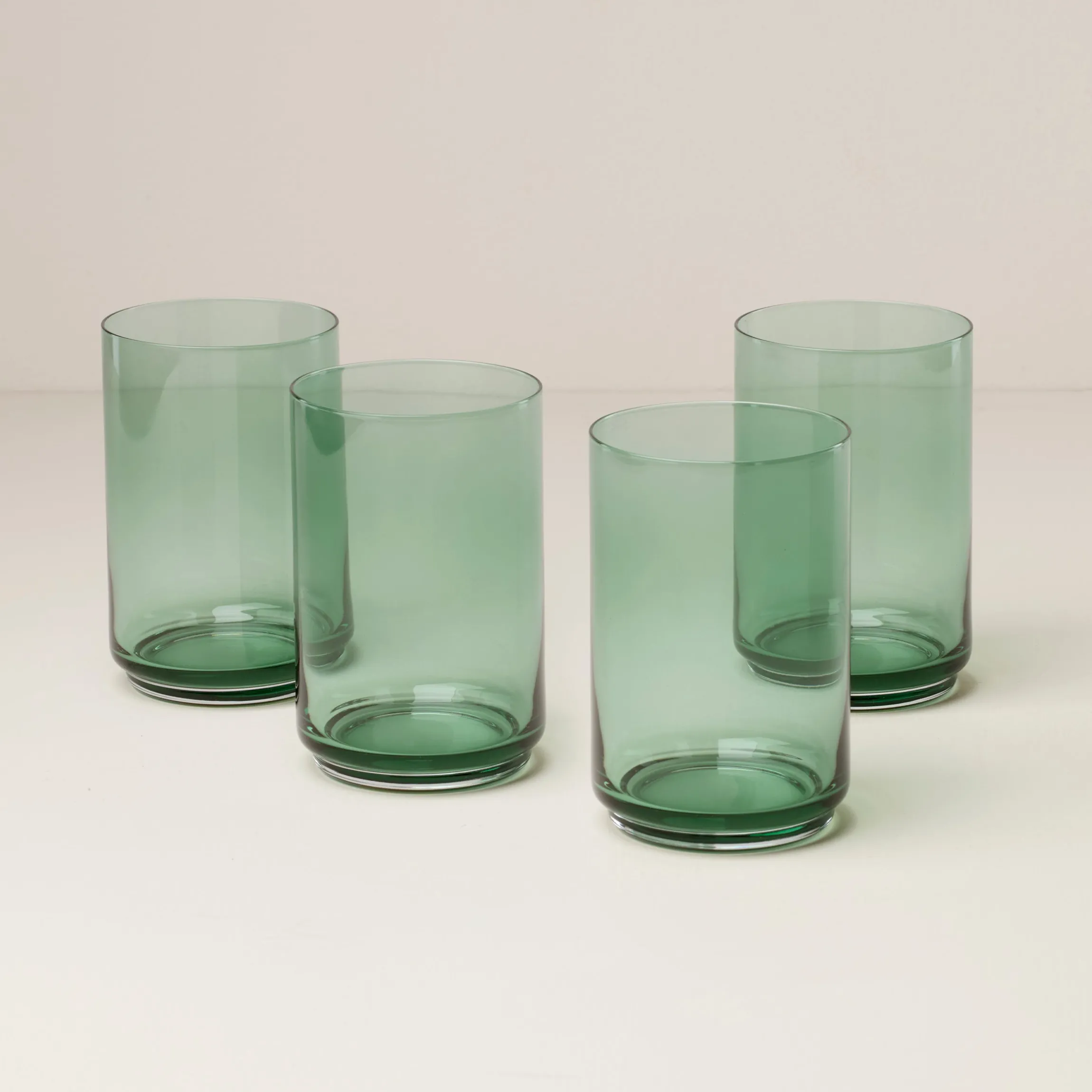 Tuscany Stackable Classics Green Coolers, Set of 4