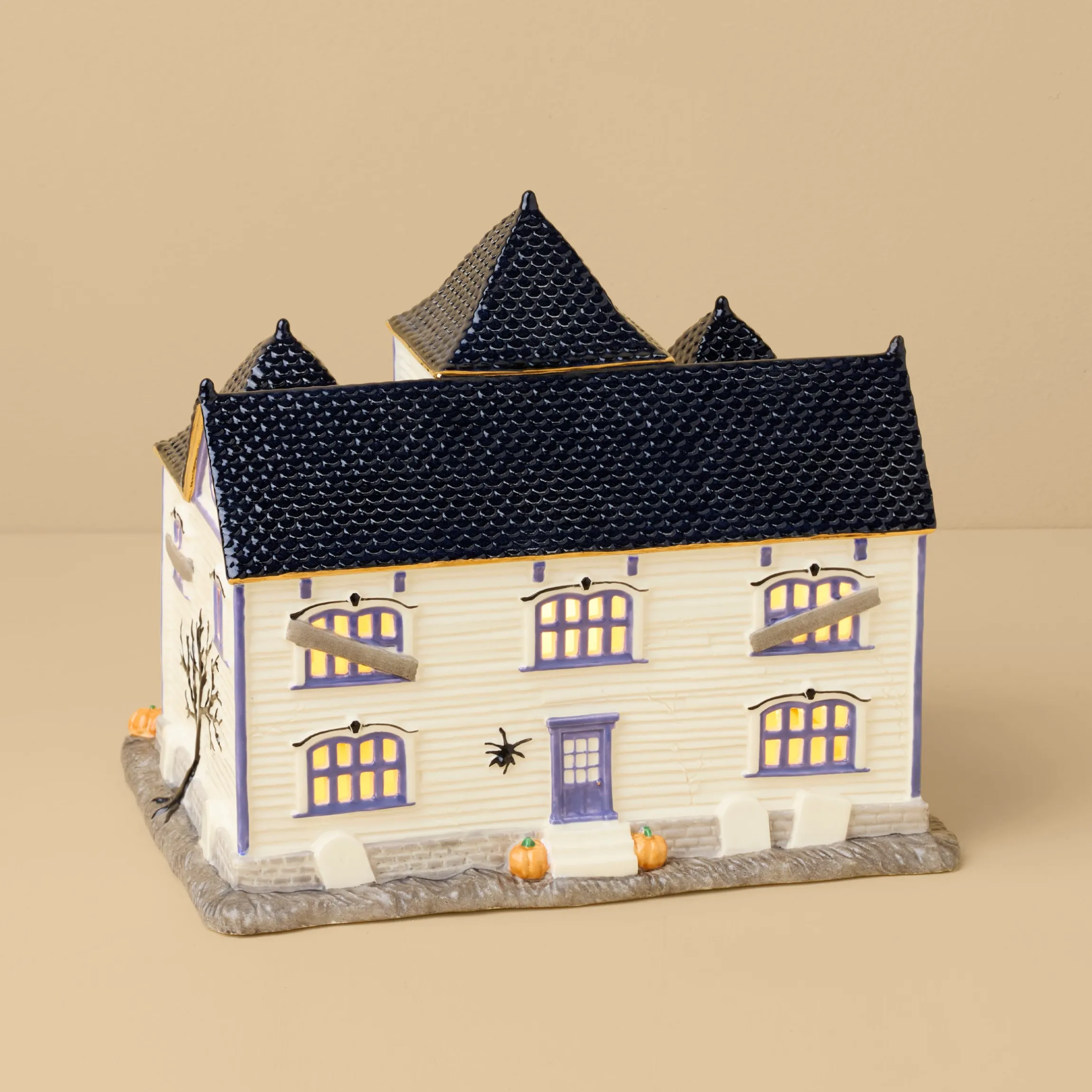 Vintage Halloween Hotel Lit Figurine