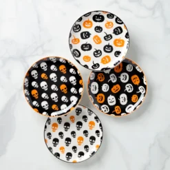 Vintro Halloween Accent Plates, Set of 4
