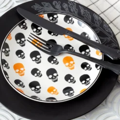 Vintro Halloween Accent Plates, Set of 4