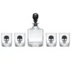 Vintro Halloween Skeleton 5-Piece Whiskey Set