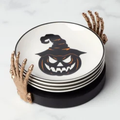 Vintro Halloween Tidbit Plates, Set of 4