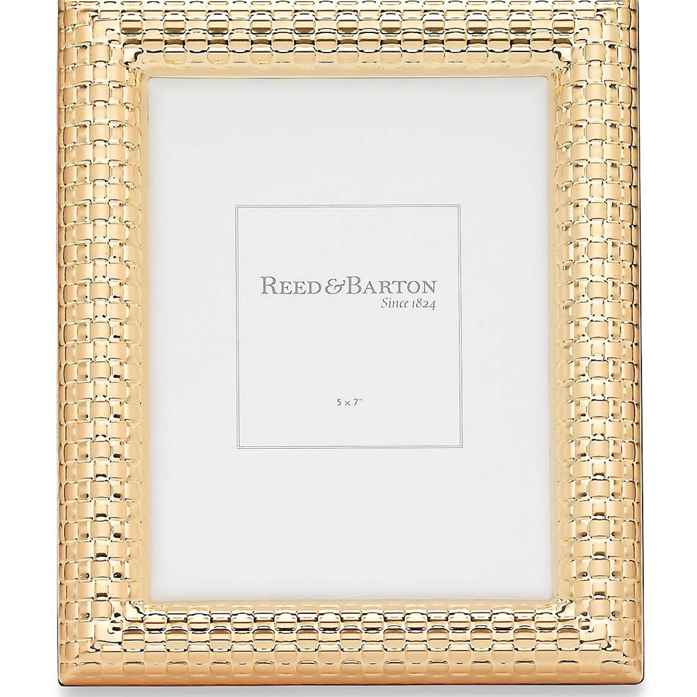 Watchband Satin Gold 5x7 Photo Frame