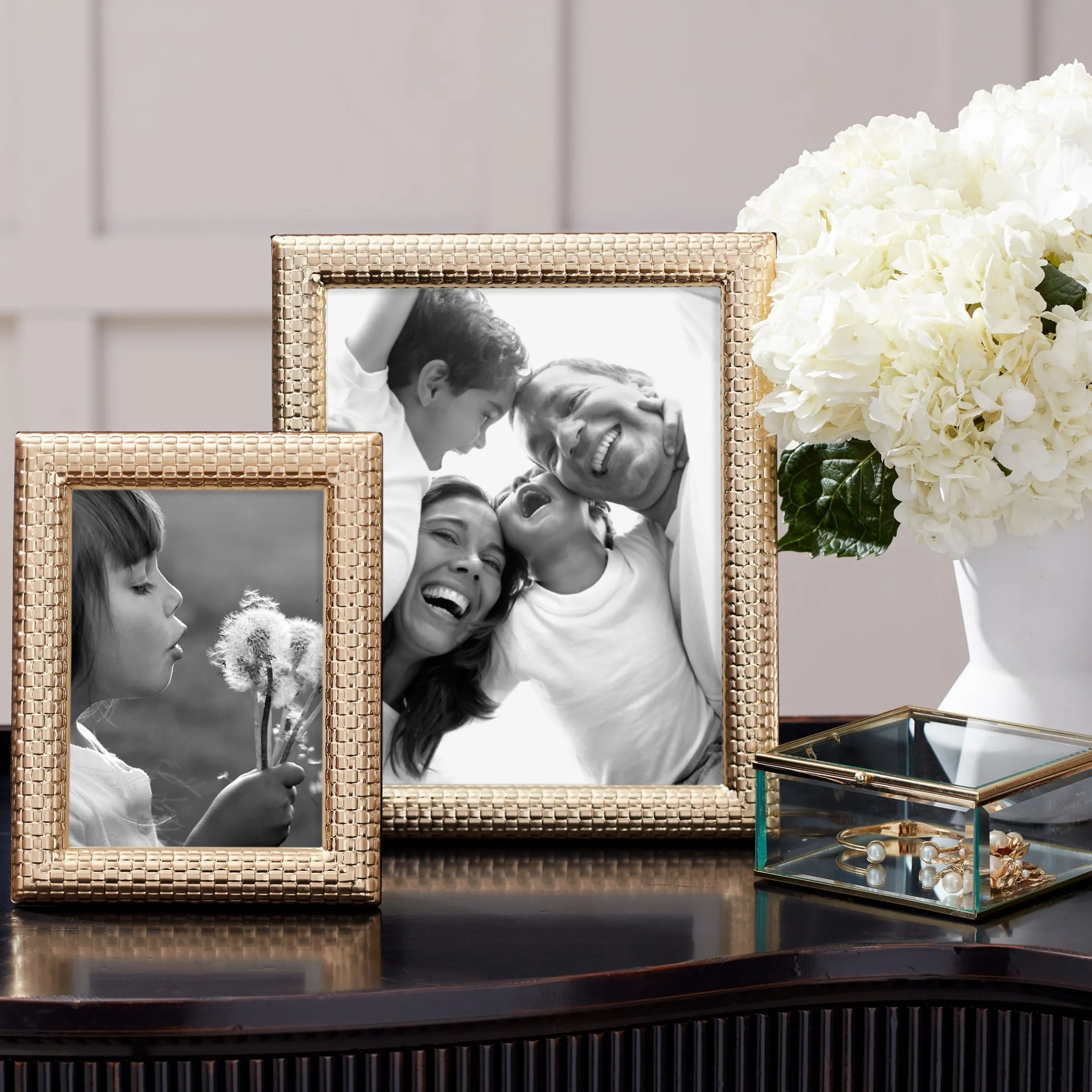 Watchband Satin Gold 5x7 Photo Frame