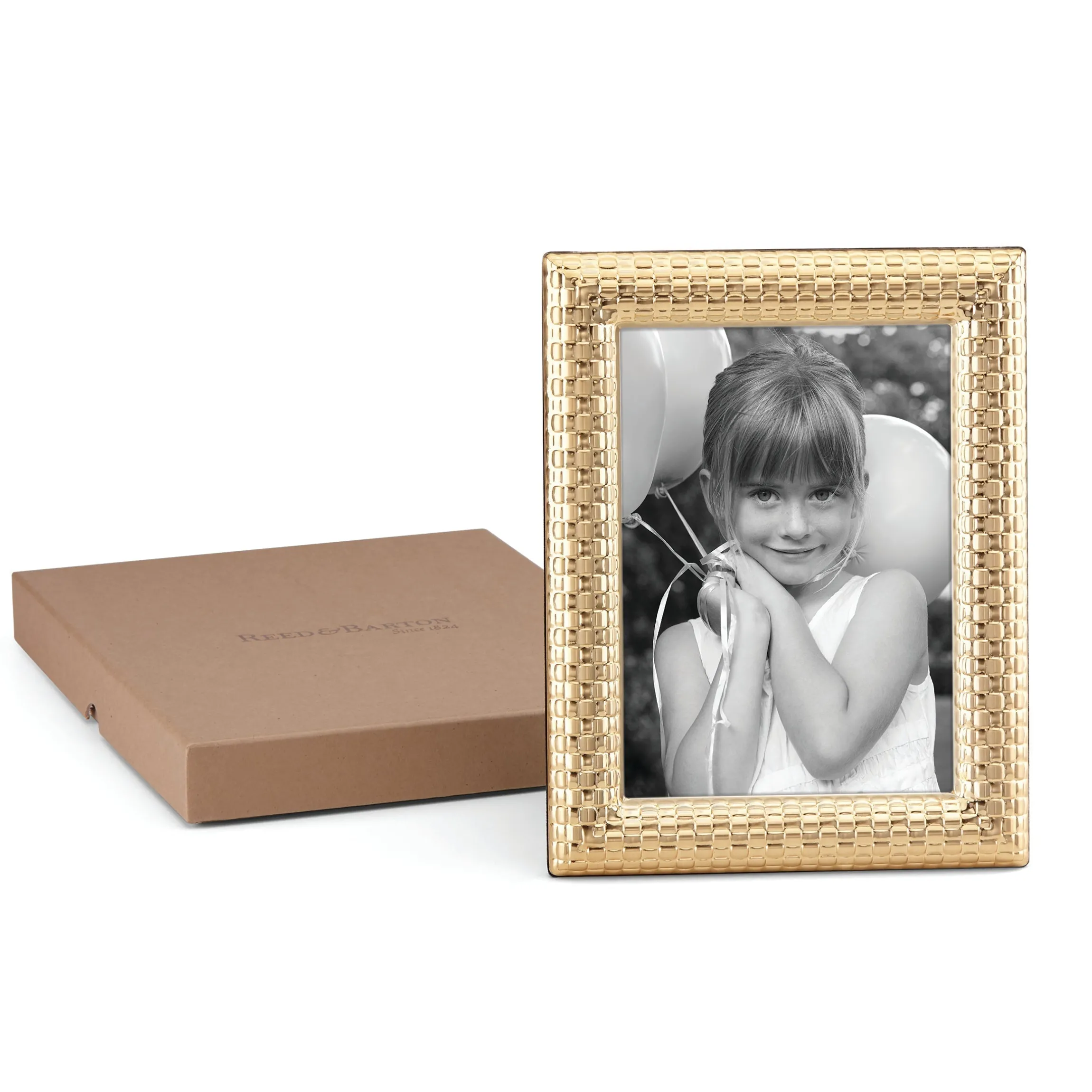 Watchband Satin Gold 5x7 Photo Frame