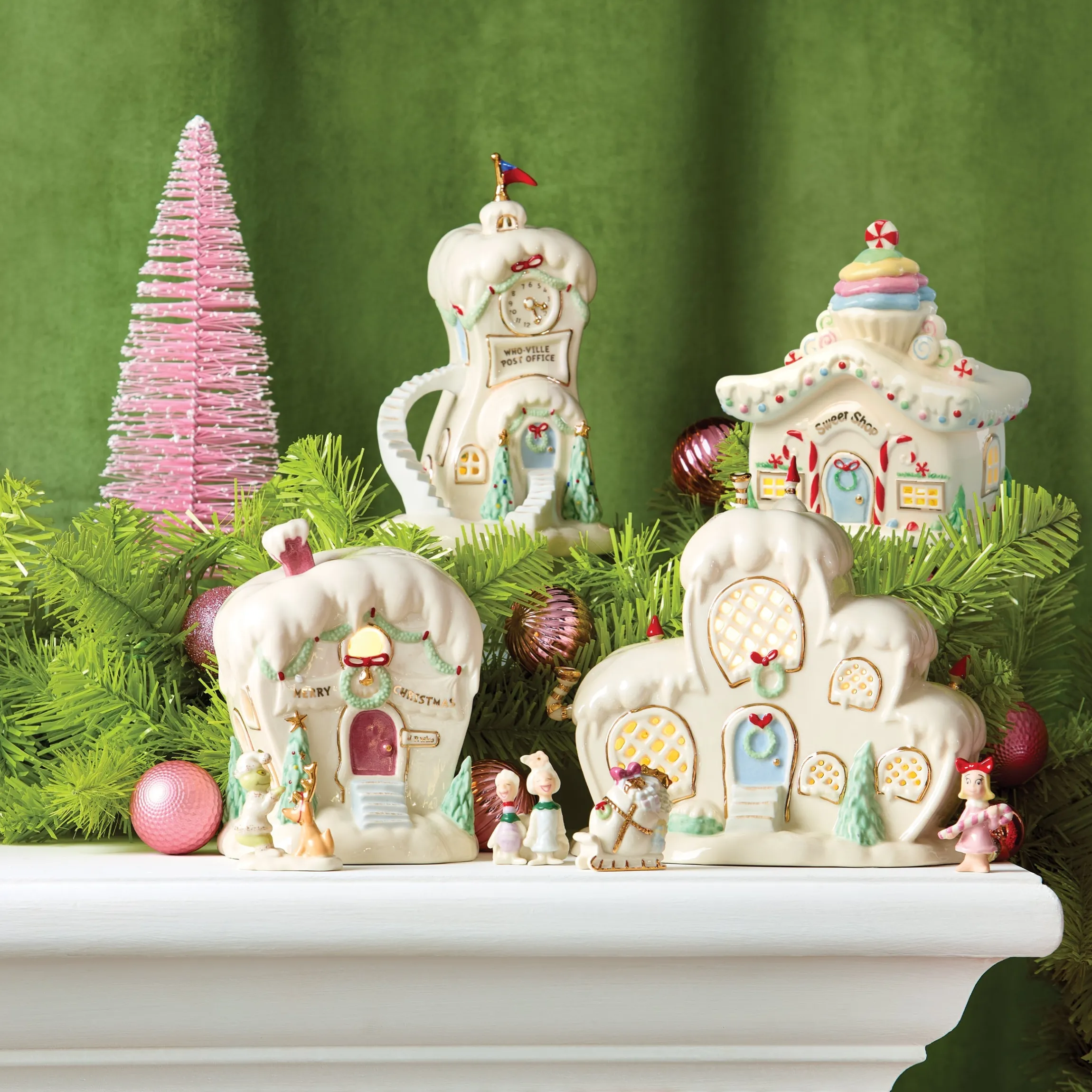Who-Ville Post Office Lit Figurine