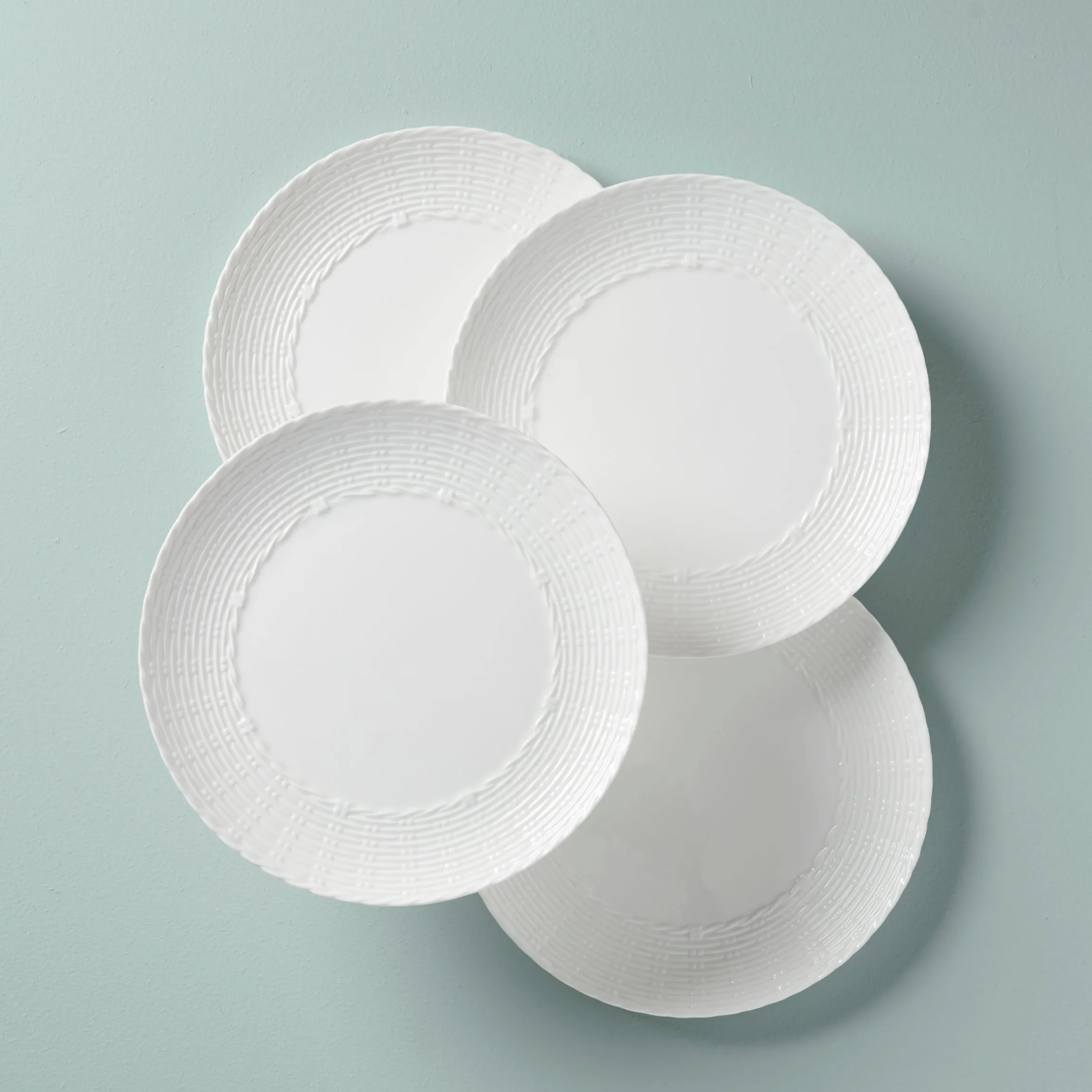 Wicker Creek Dinner Plates, Set of 4