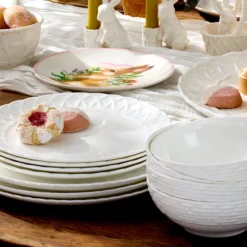 Wicker Creek 12-Piece Dinnerware Set