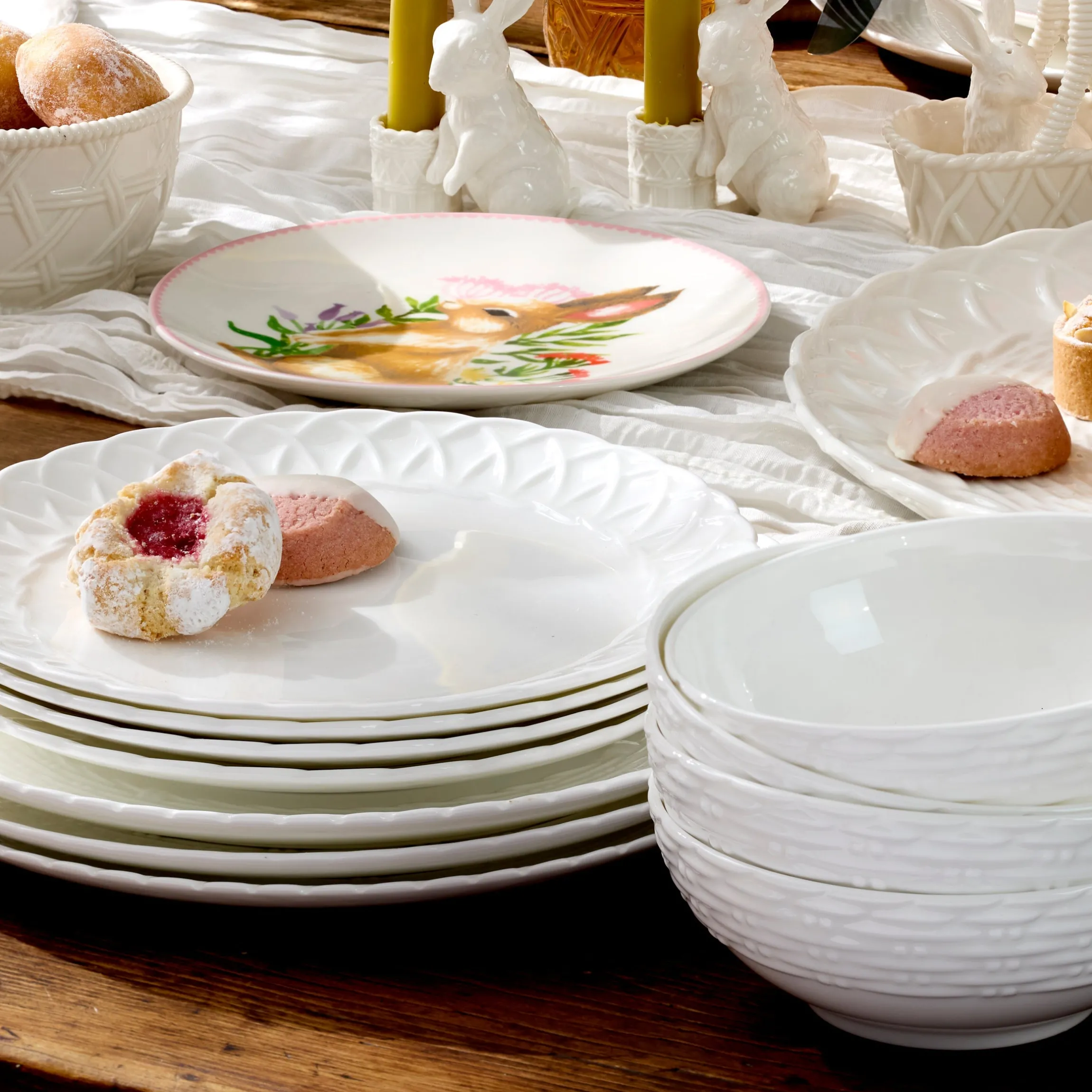 Wicker Creek 12-Piece Dinnerware Set