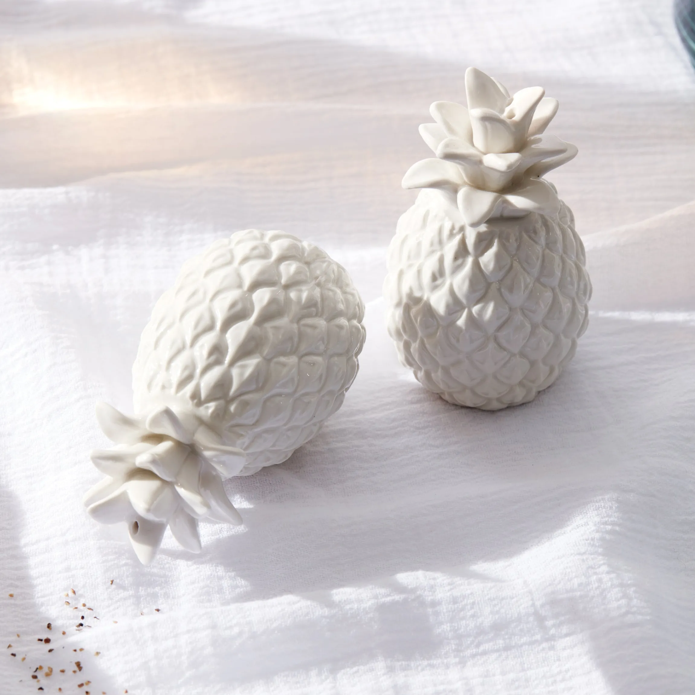 Wicker Creek Pineapple Salt & Pepper Set