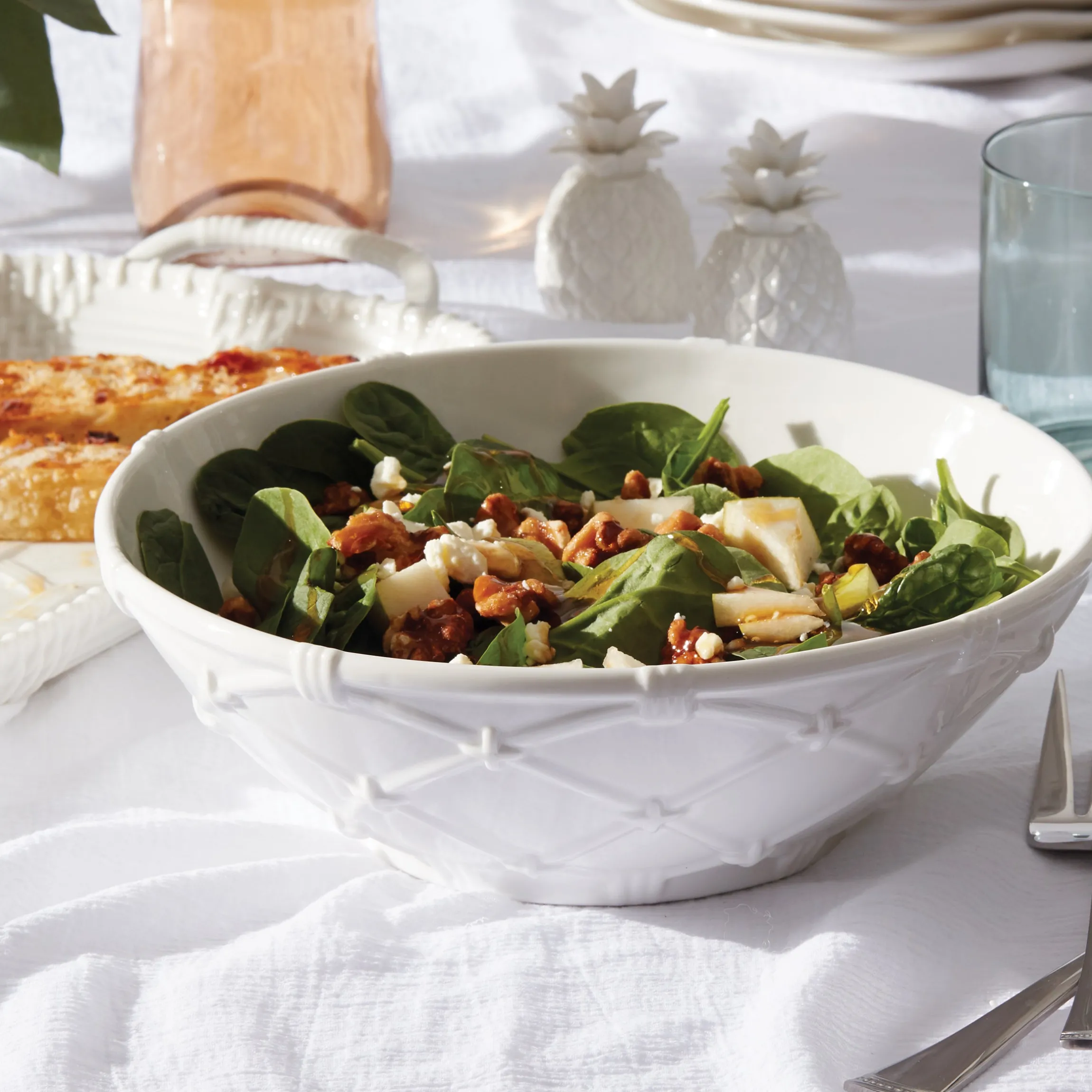 Wicker Creek Serving Bowl