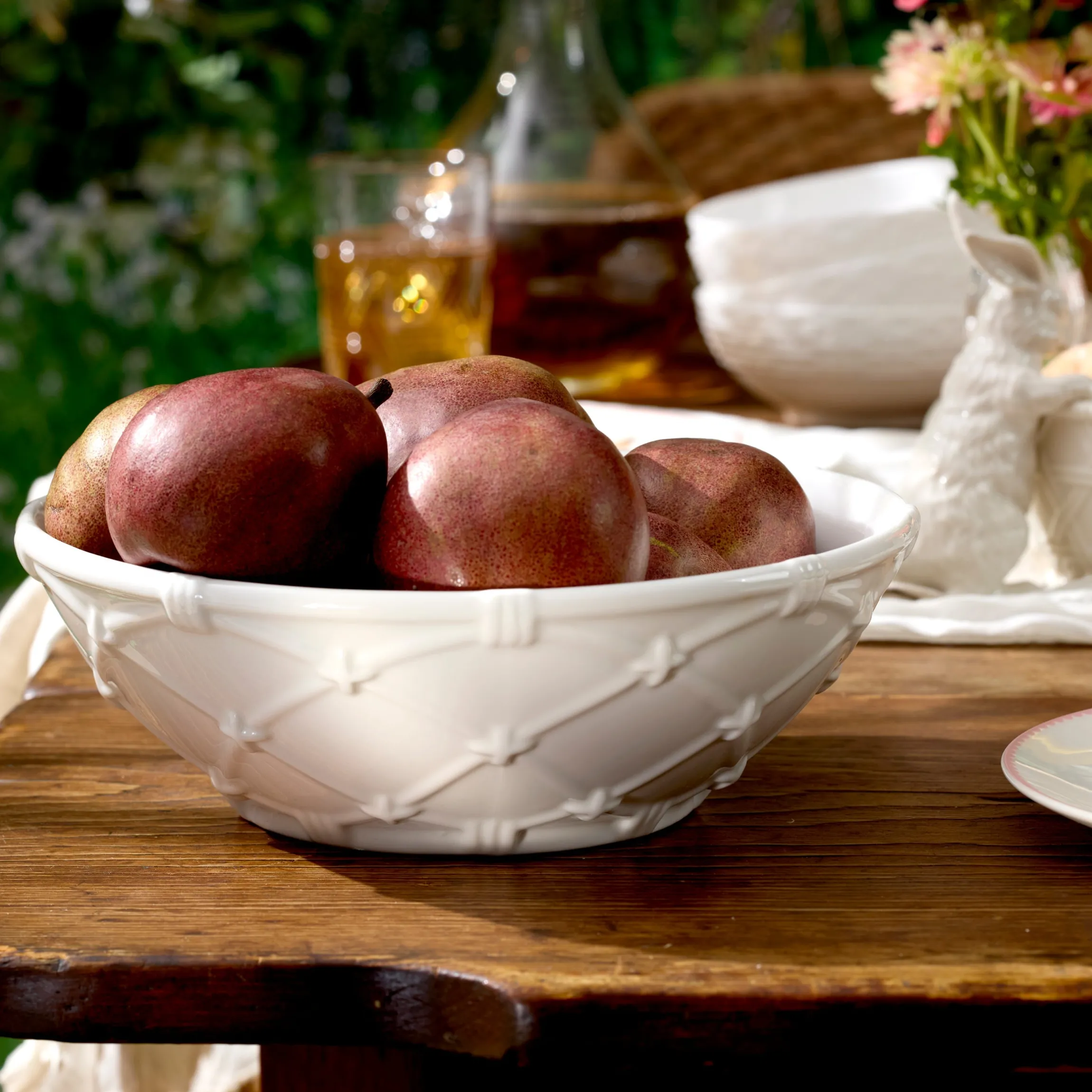 Wicker Creek Serving Bowl