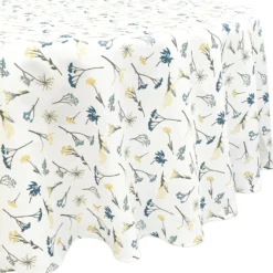 Wildflowers Allover 70x70 Round Tablecloth