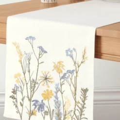 Wildflowers Border 14x90 Table Runner