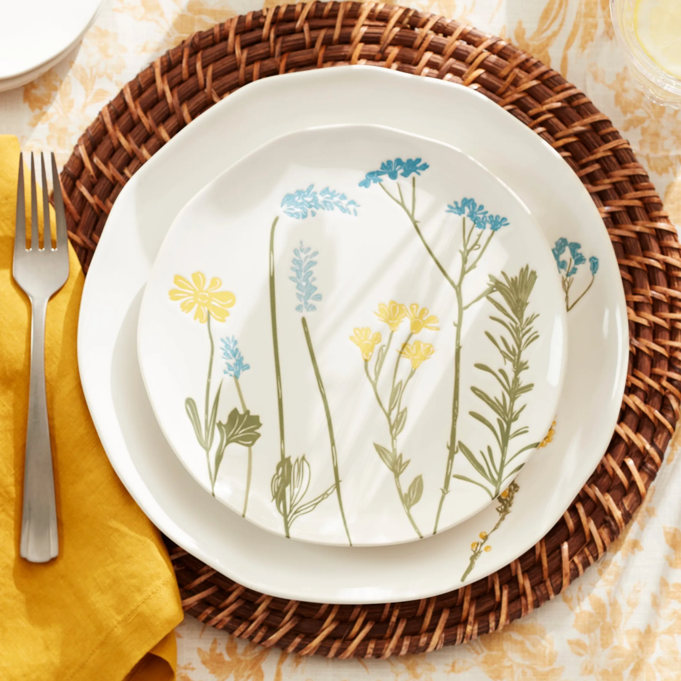 Wildflowers Dinner Plates, Set of 4