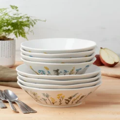 Wildflowers Pasta Bowls, Set of 4