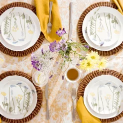 Wildflowers 12-Piece Dinnerware Set