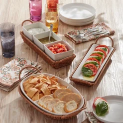 Willow & White, 4-Piece Serving Set