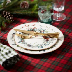 Winter Greetings 12-Piece Dinnerware Set