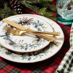 Winter Greetings 12-Piece Dinnerware Set
