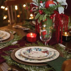 Winter Greetings 12-Piece Dinnerware Set