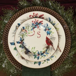 Winter Greetings 12-Piece Dinnerware Set