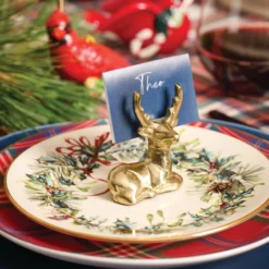 Winter Greetings Salad Plates, Set of 4