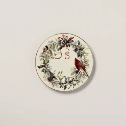 Winter Greetings Salad Plates, Set of 6
