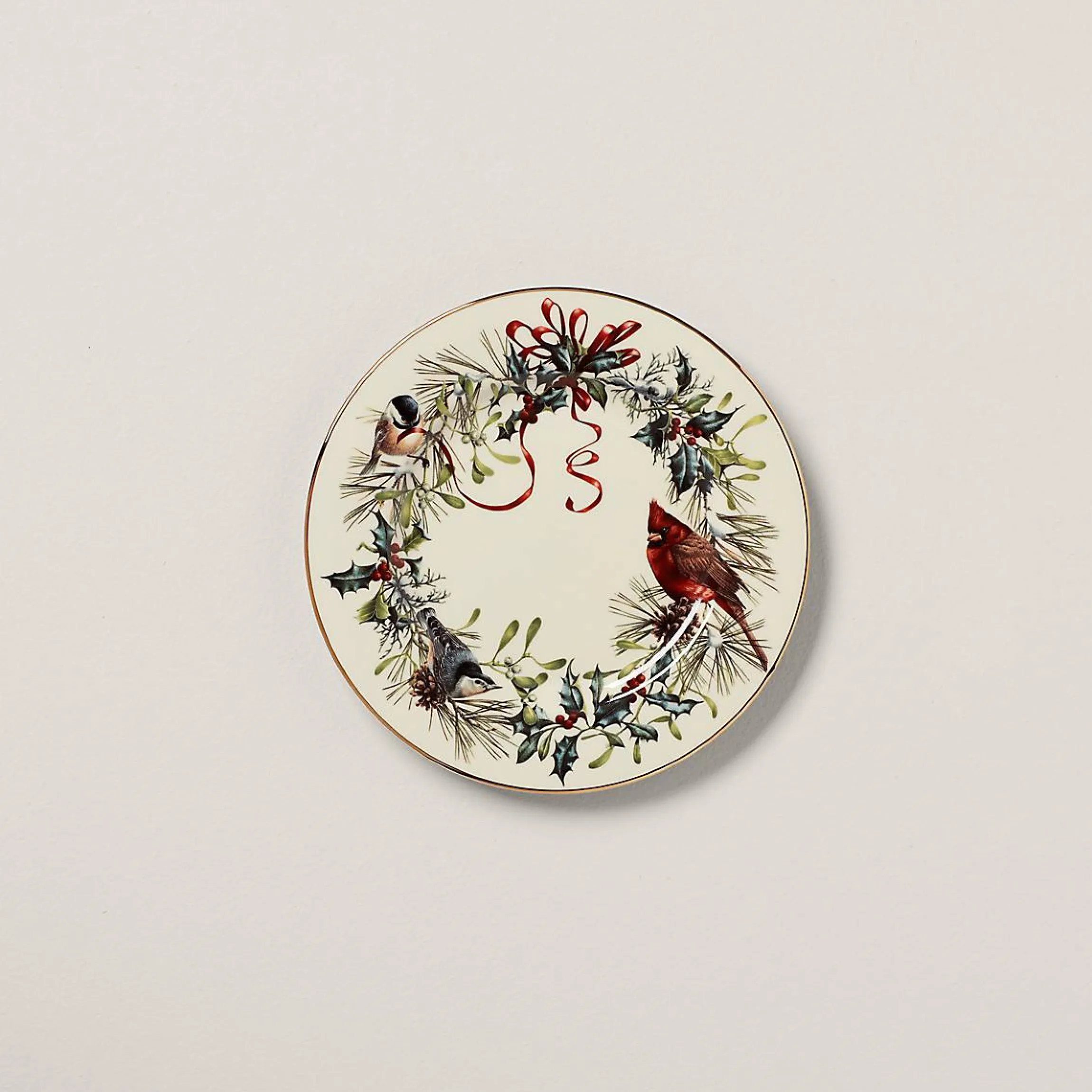 Winter Greetings Salad Plates, Set of 6