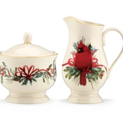 Winter Greetings Sugar & Creamer Set