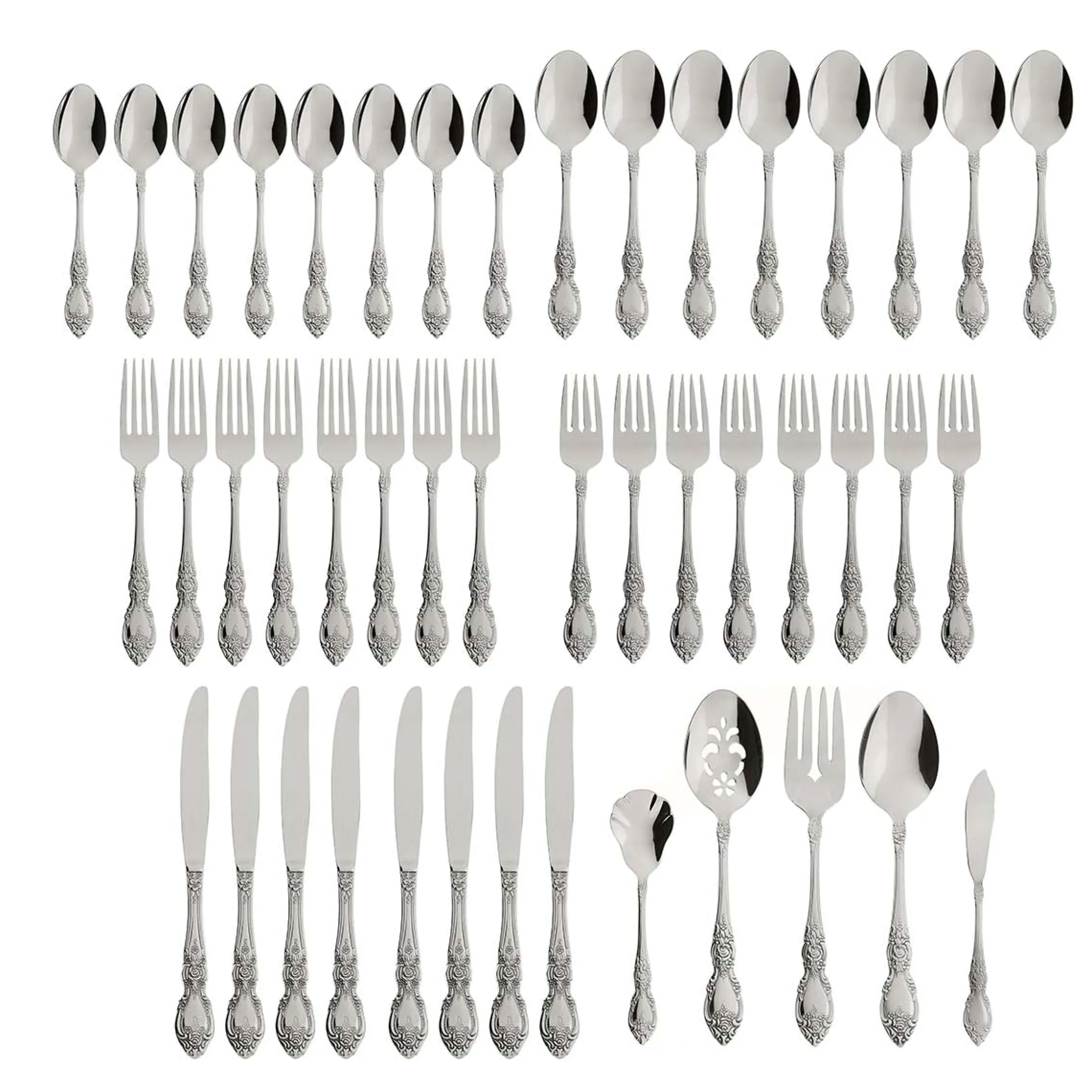 Wordsworth 45-Piece Flatware Set