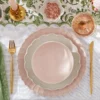 Zephyr Gold Satin 45-Piece Flatware Set